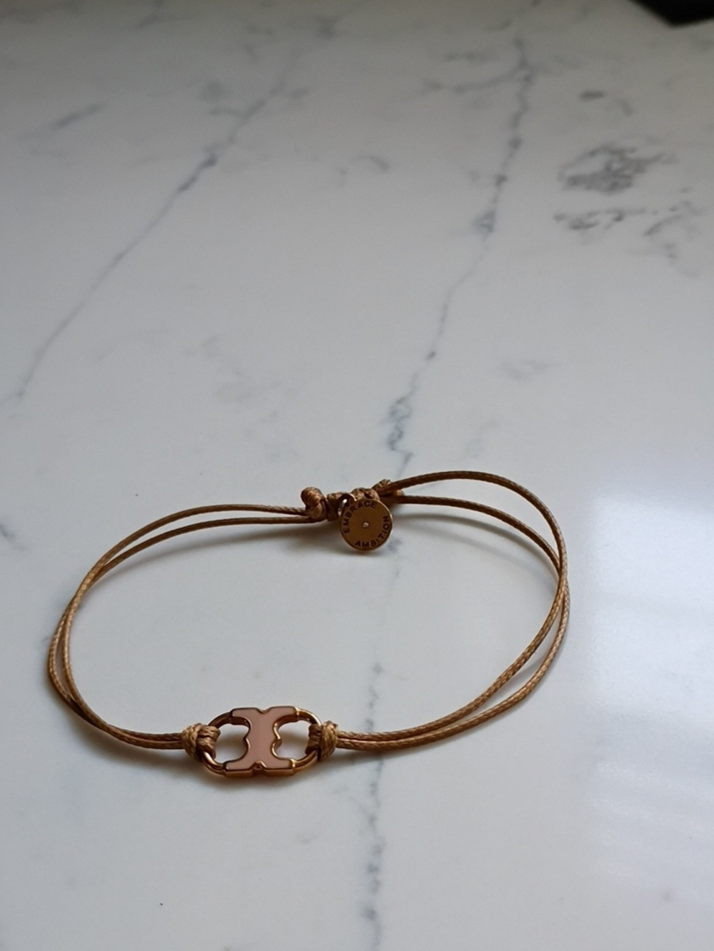 Tory Burch Gold-Tone Enamel Cord Bracelet - Women's Jewelry